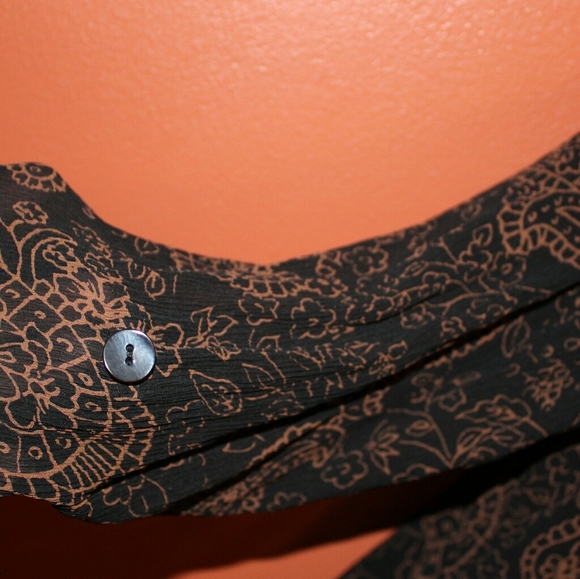 SOLD!☆○CHICO'S DESIGN BLOUSE CLASSIC EUC pretty!♡ - Picture 6 of 6